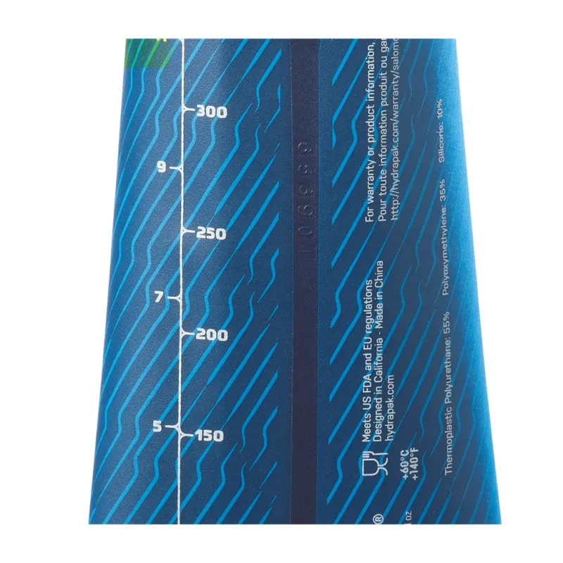 Bidon biegowy Salomon soft flask 400ml insulated clear blue
