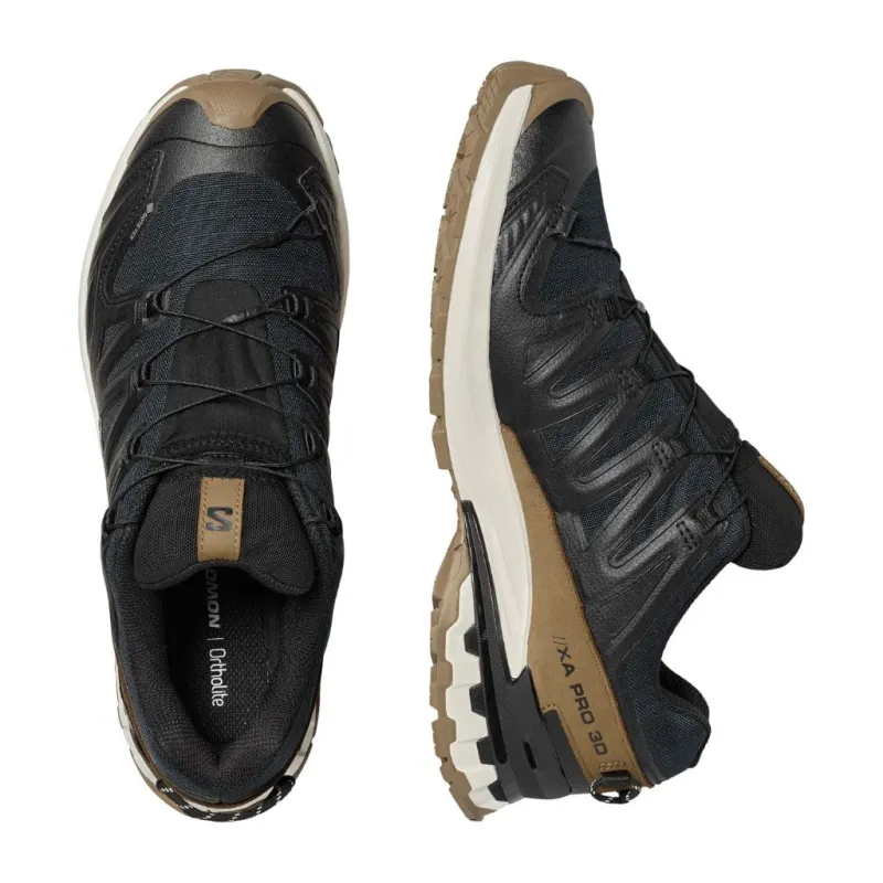 Buty męskie Salomon XA PRO 3D V9 GTX Lifelong black/coyote brown/vanilla ice