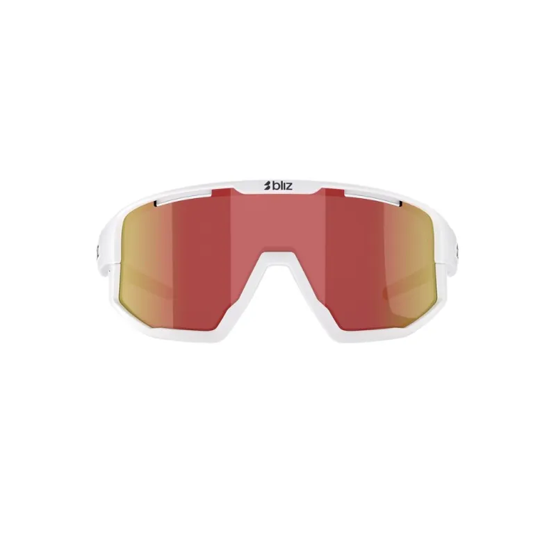 Okulary przeciwsłoneczne Bliz Fusion white/smoke red