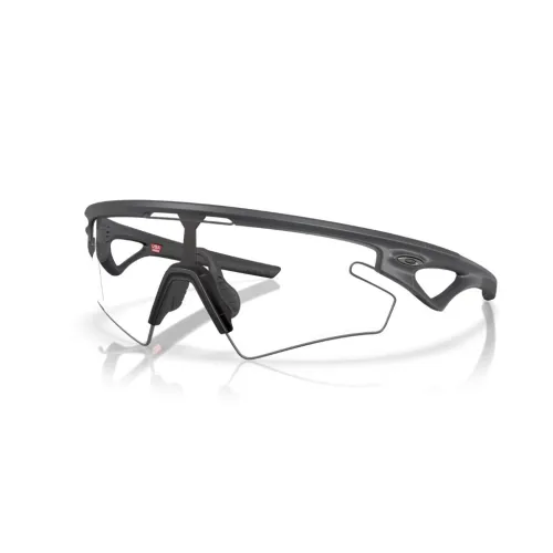 Okulary przeciwsłoneczne Oakley Sphaera Slash Carbon/clear to black photochromic