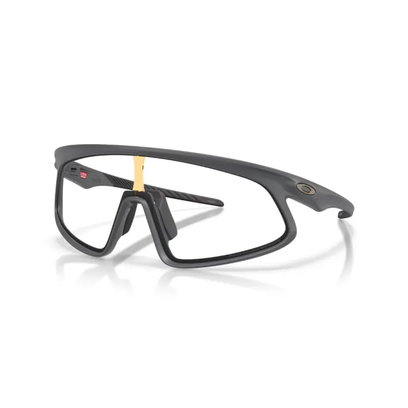 Okulary przeciwsłoneczne Oakley RSLV 141 matte carbon/clear to black iridium photo