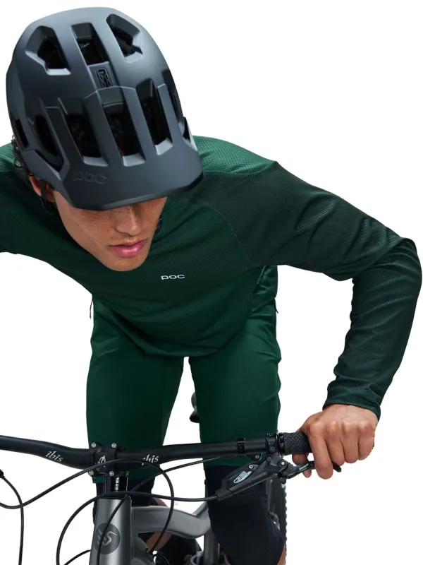 Koszulka rowerowa męska POC M's Motion Air L/S Jersey green
