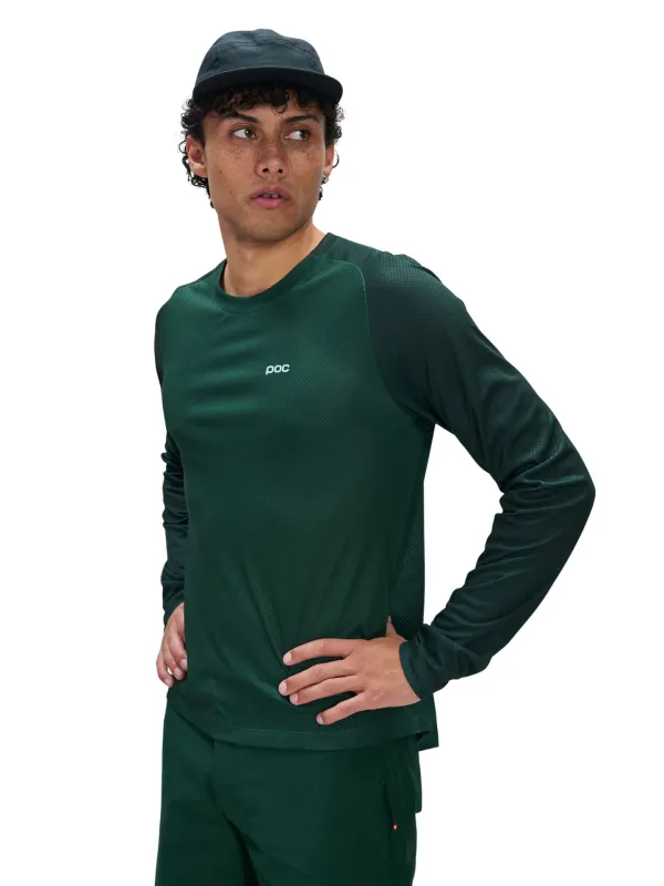 Koszulka rowerowa męska POC M's Motion Air L/S Jersey green