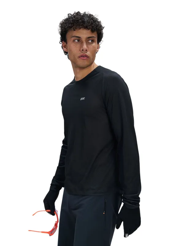Koszulka rowerowa męska POC M's Motion Air L/S Jersey black