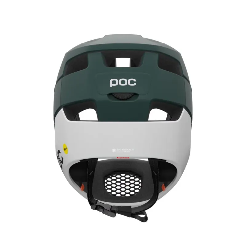 Kask rowerowy POC Otocon Race MIPS pargasite green matt/hydrogen white matt
