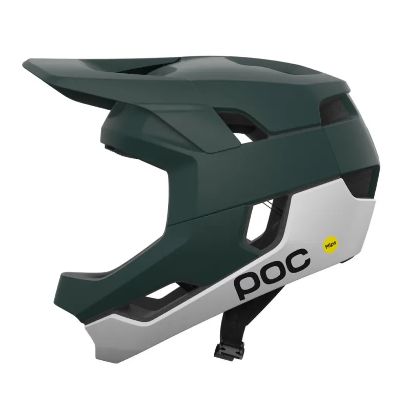 Kask rowerowy POC Otocon Race MIPS pargasite green matt/hydrogen white matt