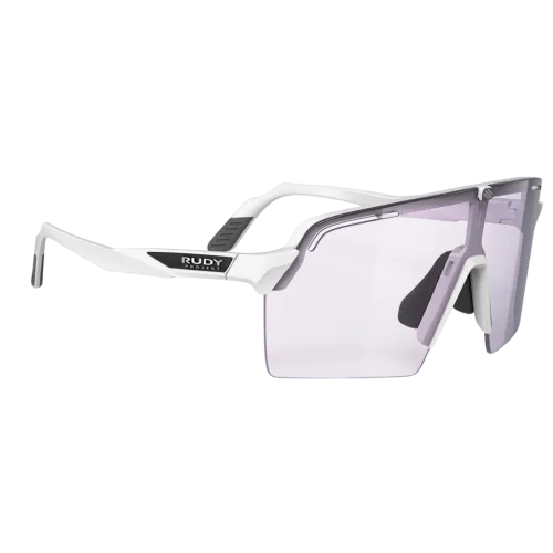 Okulary rowerowe Rudy Project Spinshield Pro White Gloss Impactx 2 Laser Purple