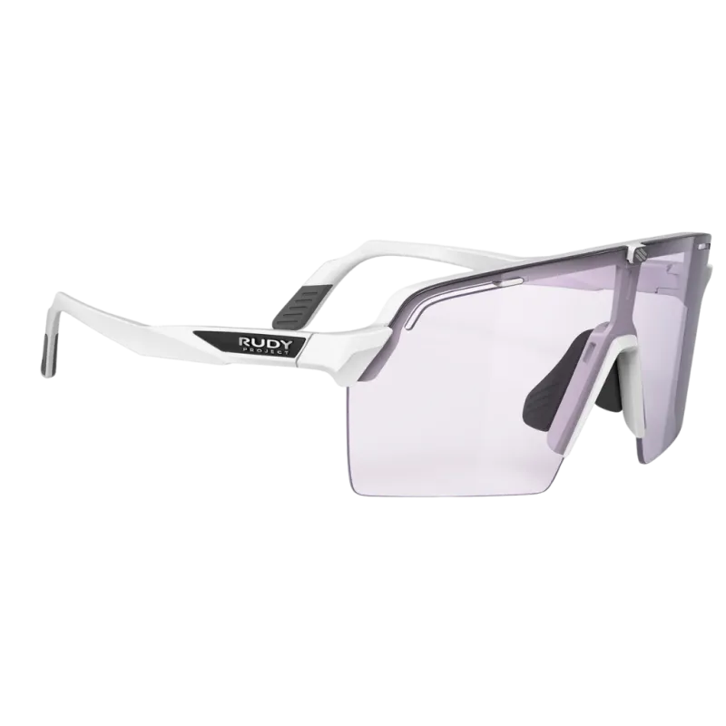 Okulary rowerowe Rudy Project Spinshield Pro White Gloss Impactx 2 Laser Purple