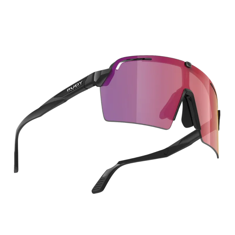 Okulary rowerowe Rudy Project Spinshield Pro Black Gloss Multilaser Red
