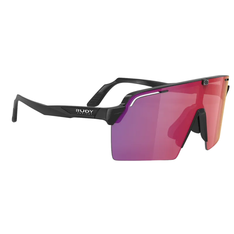 Okulary rowerowe Rudy Project Spinshield Pro Black Gloss Multilaser Red