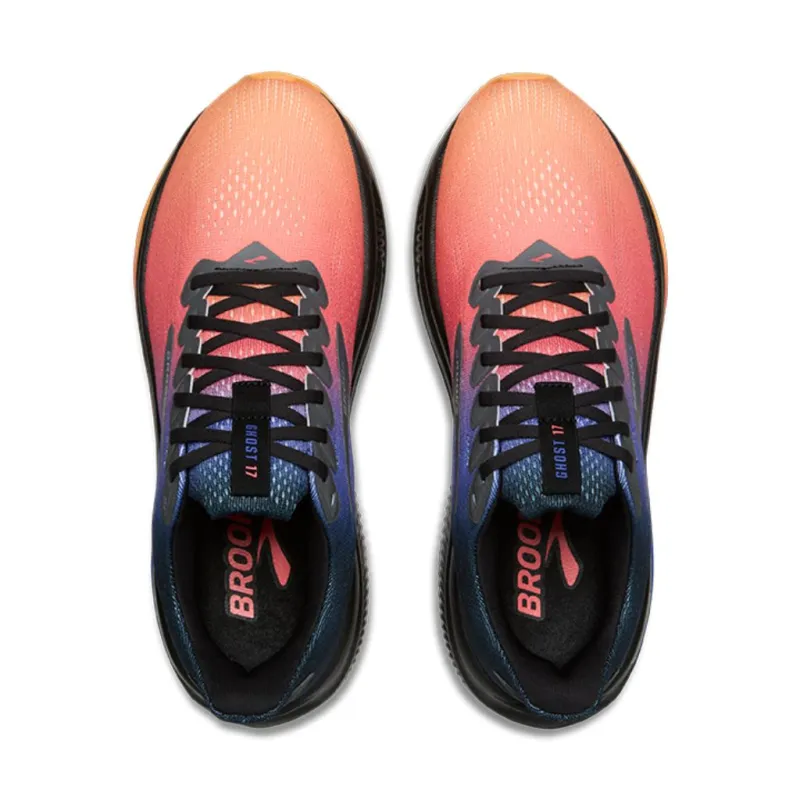 Buty do biegania damskie Brooks Ghost 17 czarno-pomarańczowe