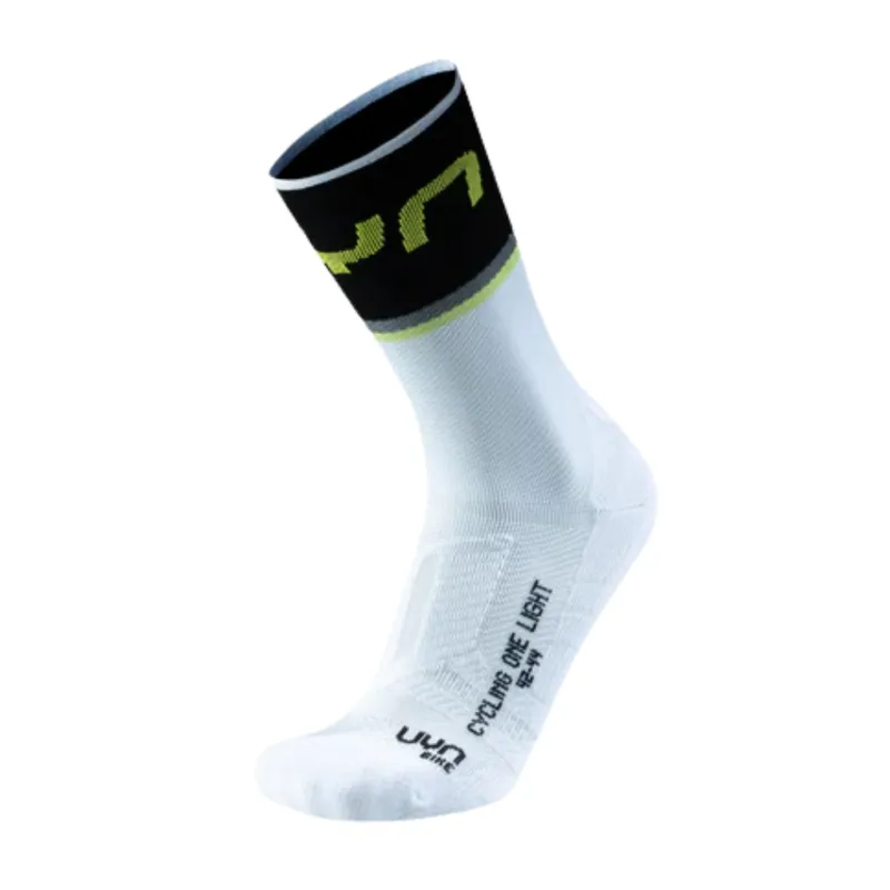 Skarpety rowerowe męskie UYN One Light white/black