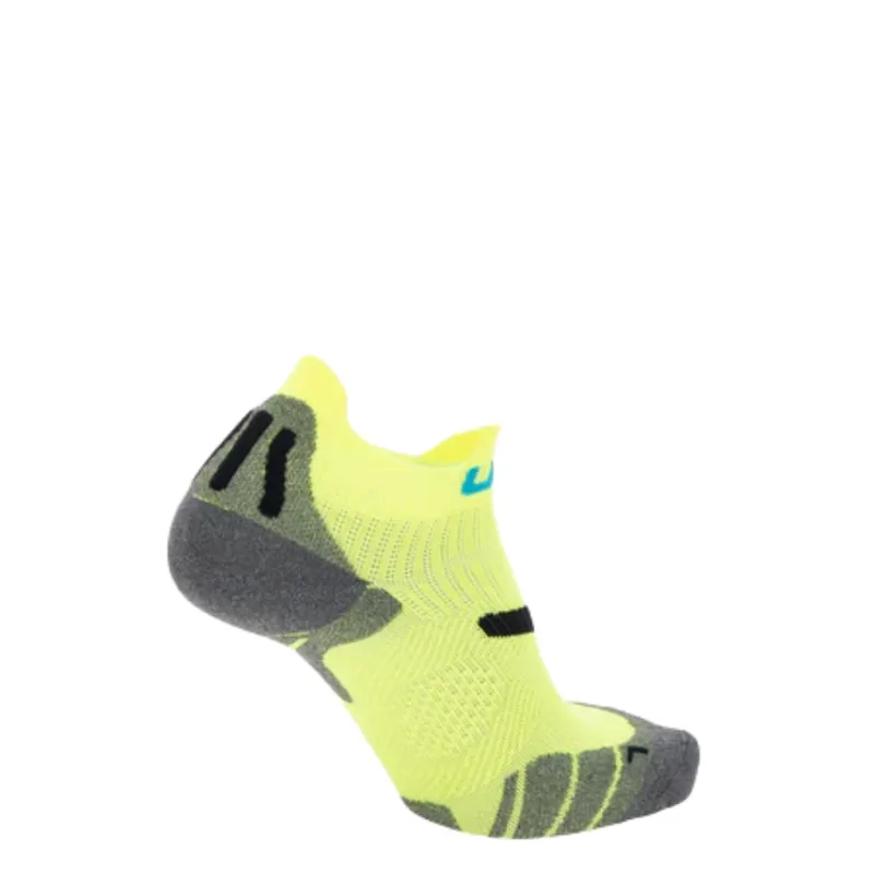 Skarpety do biegania męskie UYN 2in yellow fluo/black