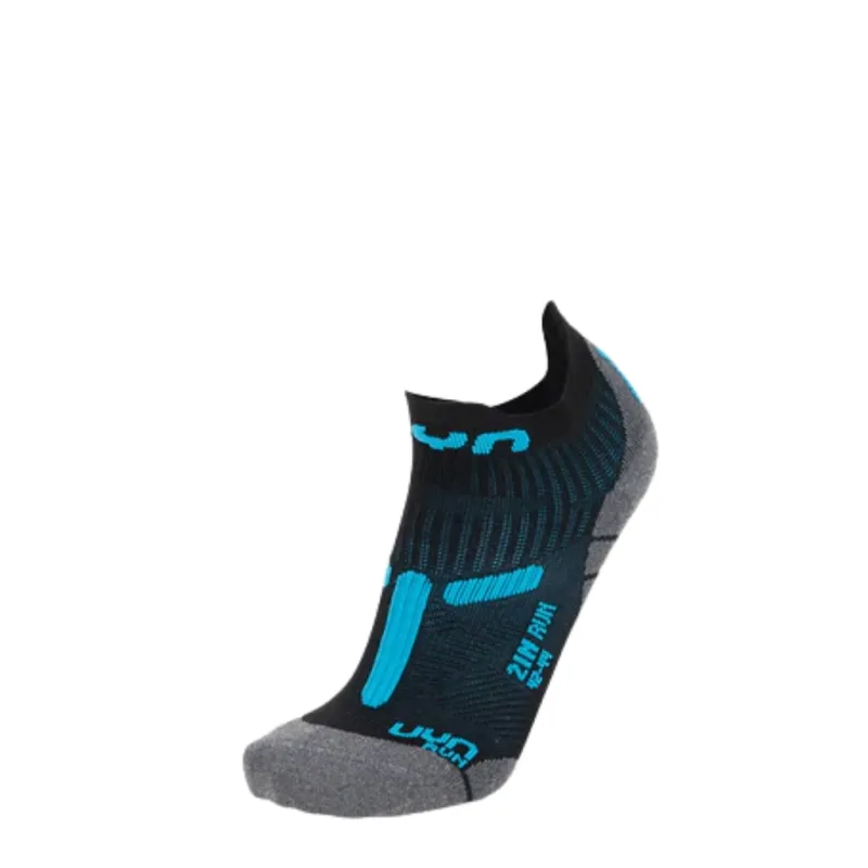 Skarpety do biegania męskie UYN 2in black/turquoise