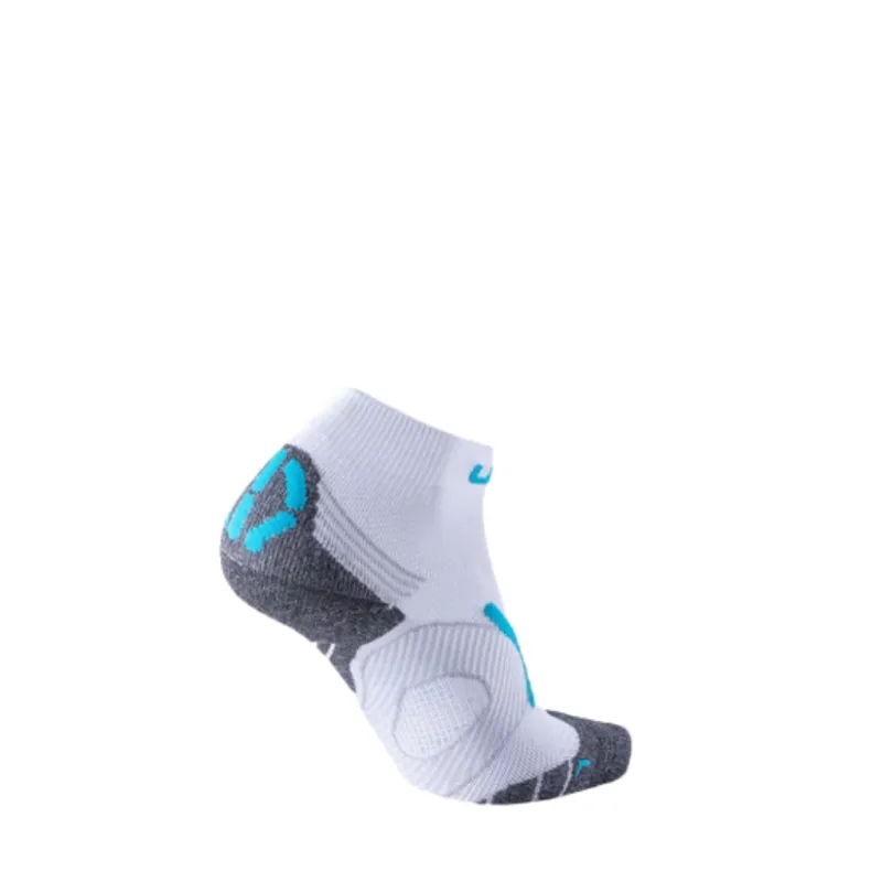 Skarpety do biegania damskie UYN Super Fast white/turquoise
