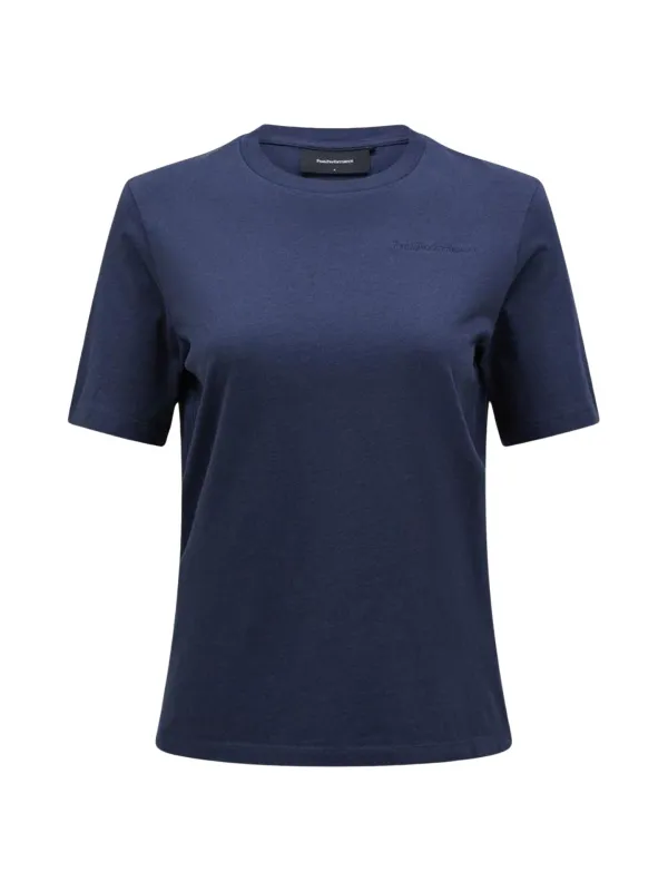 Koszulka Peak Performance damska Original Small Logo Tee granatowa