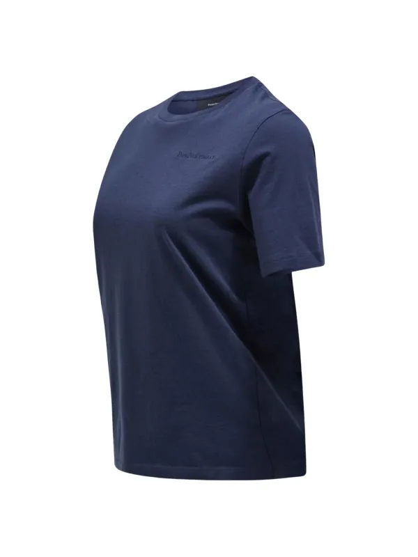 Koszulka Peak Performance damska Original Small Logo Tee granatowa