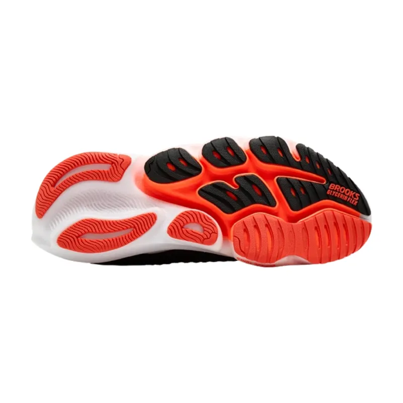 Buty do biegania męskie Brooks Glycerin Flex czarno-czerwone