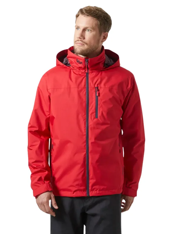 Kurtka męska Helly Hansen Crew Hooded Midlayer Sailing Jacket 2.0 red