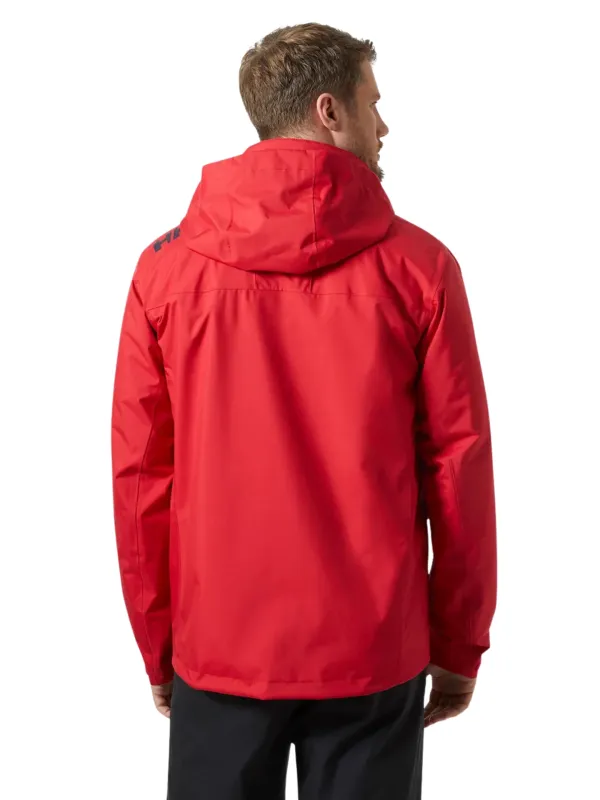 Kurtka męska Helly Hansen Crew Hooded Midlayer Sailing Jacket 2.0 red