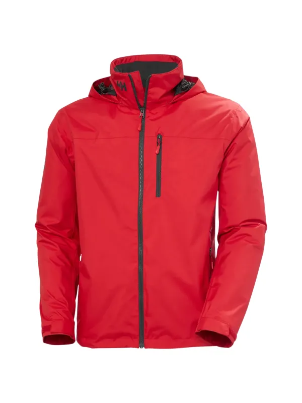 Kurtka męska Helly Hansen Crew Hooded Midlayer Sailing Jacket 2.0 red