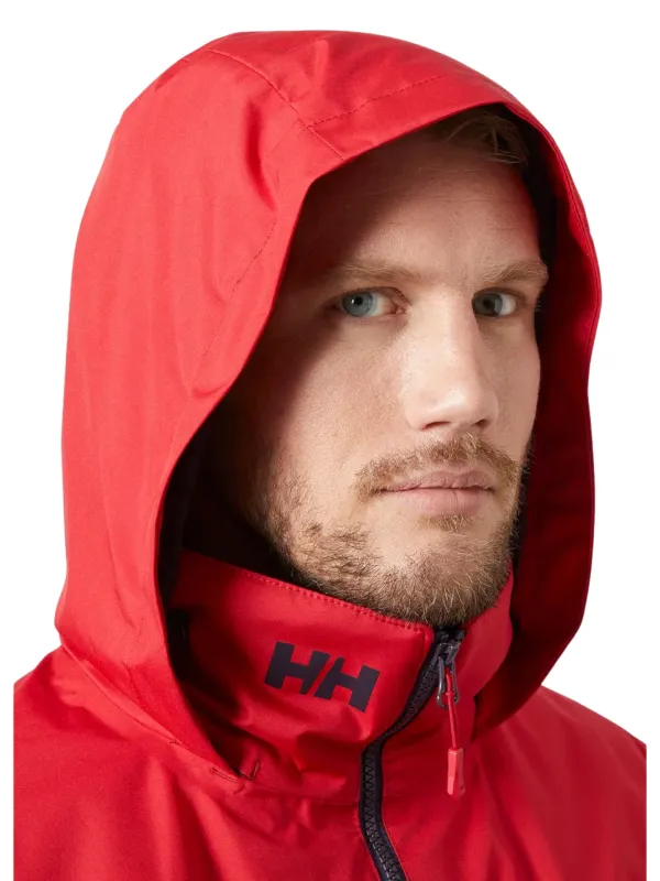 Kurtka męska Helly Hansen Crew Hooded Midlayer Sailing Jacket 2.0 red