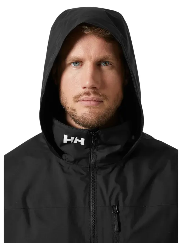 Kurtka męska Helly Hansen Crew Hooded Midlayer Jacket 2.0 black