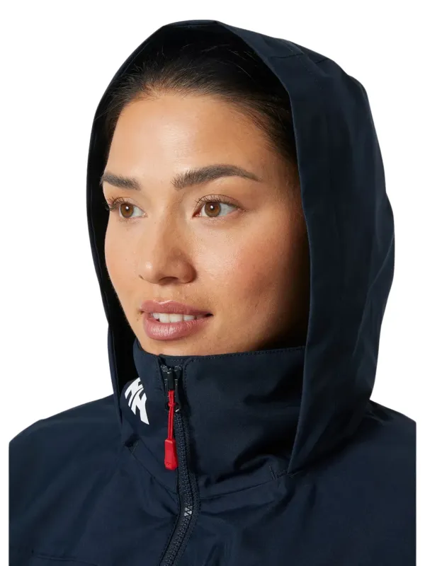 Kurtka damska Helly Hansen Crew Hooded Midlayer Jacket 2.0 navy