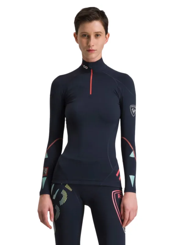 Koszulka damska Rossignol W Infini Compression Race navy