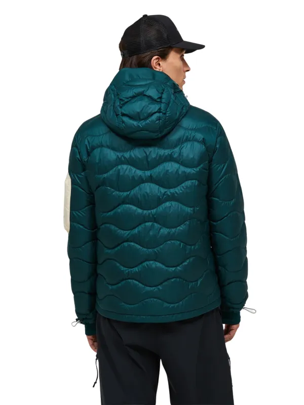 Kurtka puchowa męska Peak Performance Helium Utility Down Hood Jacket ponderosa pine / sand fog