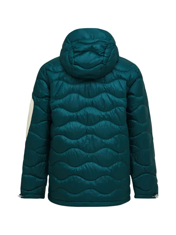 Kurtka puchowa męska Peak Performance Helium Utility Down Hood Jacket ponderosa pine / sand fog