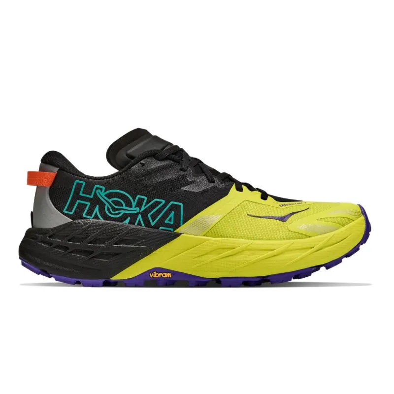 Buty biegowe męskie HOKA Speedgoat 7 black / hoka citrus