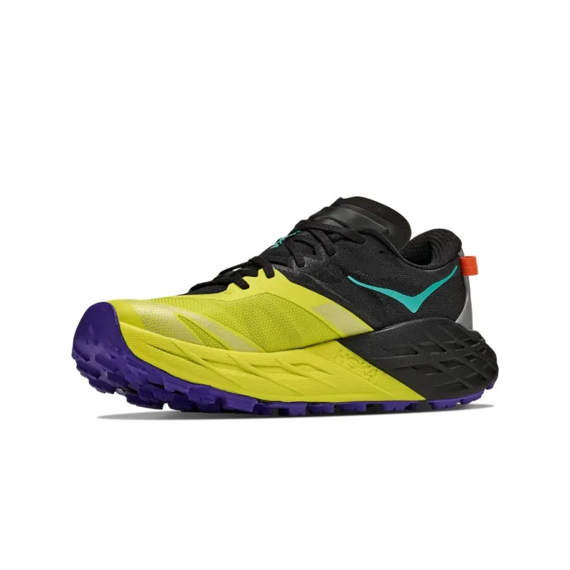 Buty biegowe męskie HOKA Speedgoat 7 black / hoka citrus
