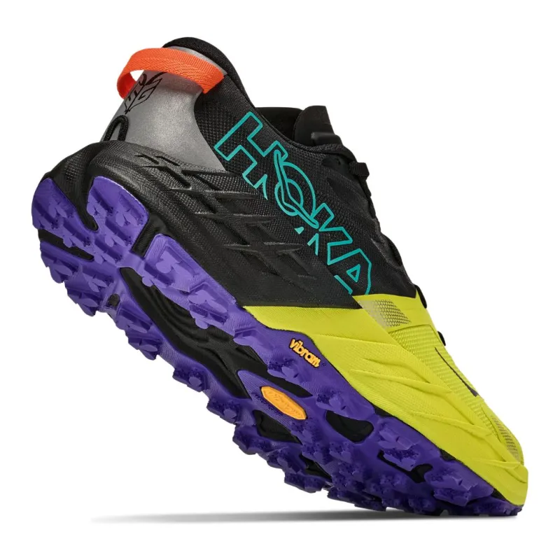 Buty biegowe męskie HOKA Speedgoat 7 black / hoka citrus