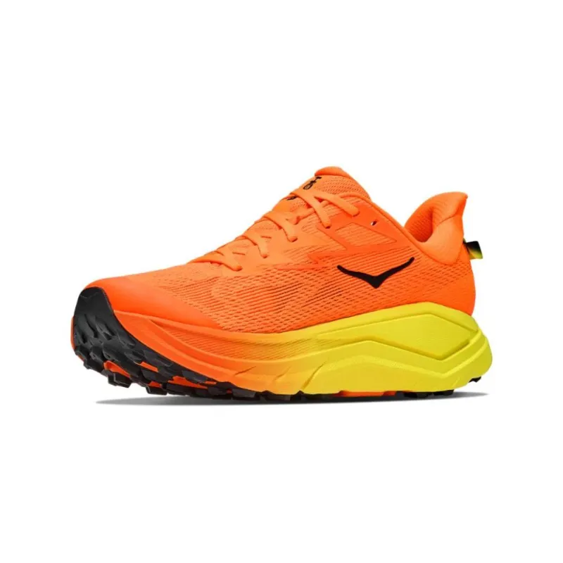 Buty biegowe męskie HOKA Challenger 8 neon tangerine / hoka citrus