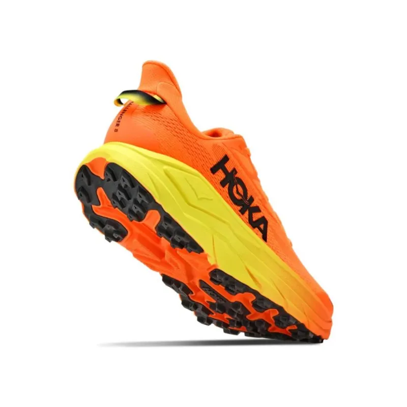 Buty biegowe męskie HOKA Challenger 8 neon tangerine / hoka citrus
