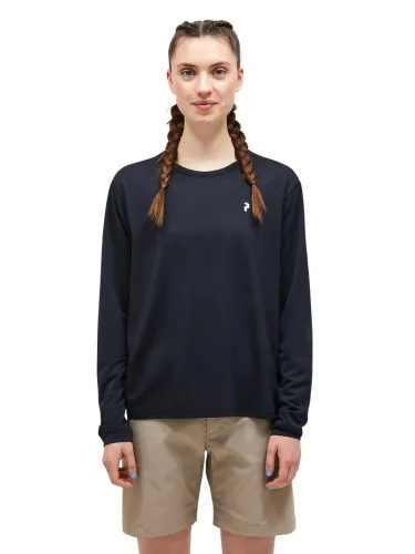 Koszulka damska Peak Performance Trail LS black