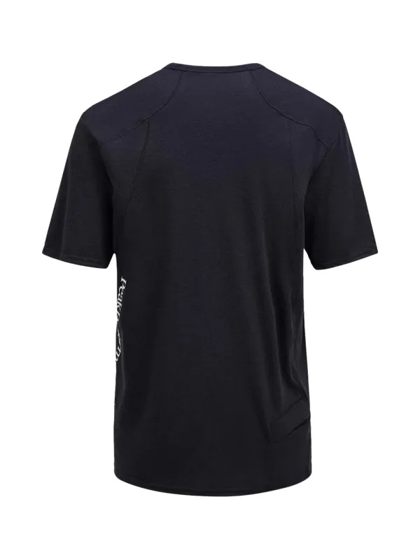 Koszulka męska Peak Performance Trail Wool Blend SS black