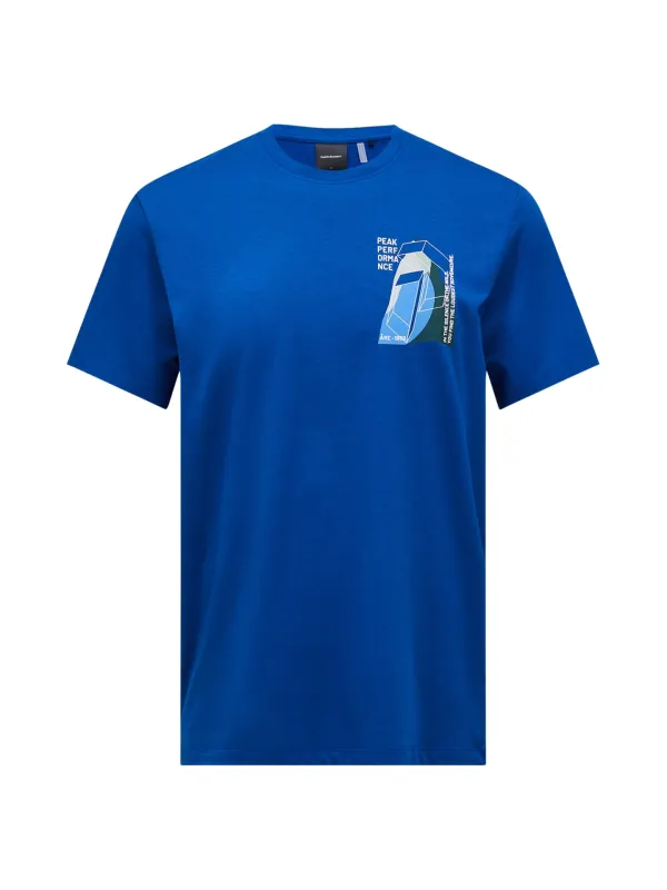 Koszulka męska Peak Performance Explore Graphic Tee true blue