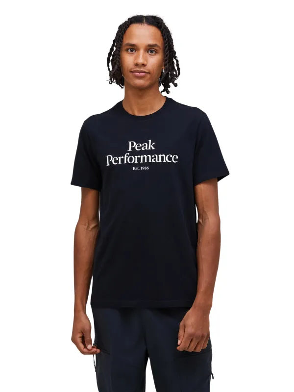 Koszulka męska Peak Performance Original Tee black / offwhite