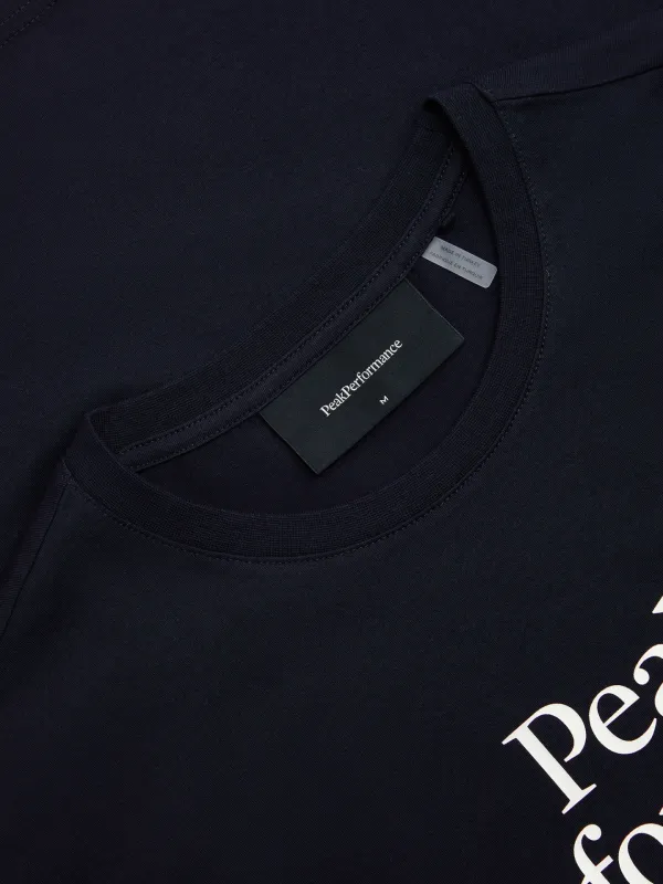 Koszulka męska Peak Performance Original Tee black / offwhite