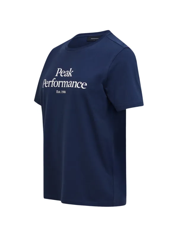 Koszulka męska Peak Performance Original Tee blue shadow / offwhite