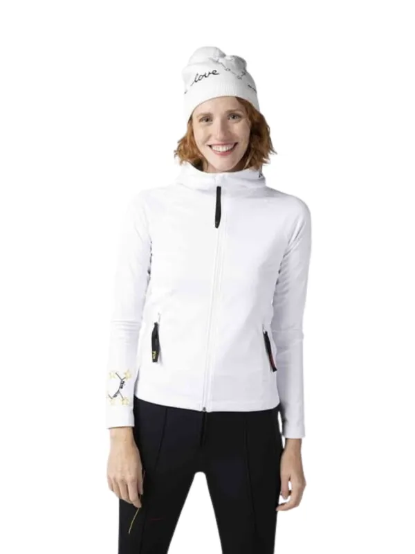 Bluza Rossignol JCC damska Climi z kapturem biała
