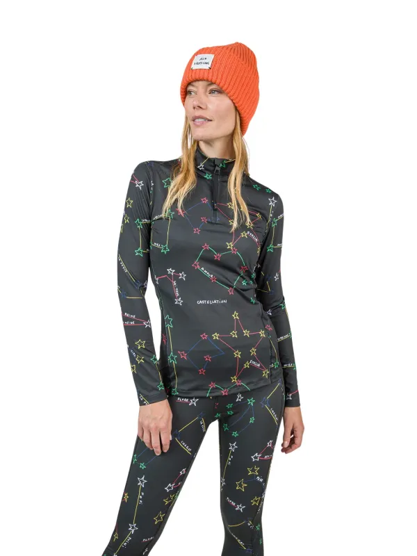 Bluza Rossignol JCC damska Booster 1/2 Zip czarna