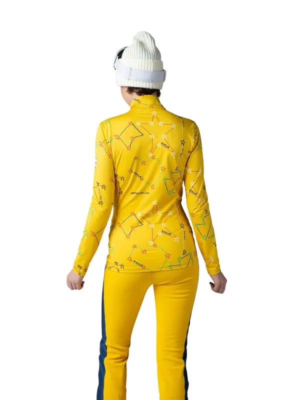 Bluza Rossignol JCC damska Booster 1/2 Zip żółta