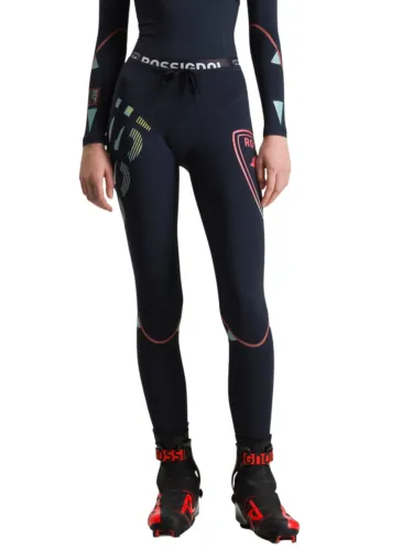 Legginsy Rossignol W Infini Compression Race navy