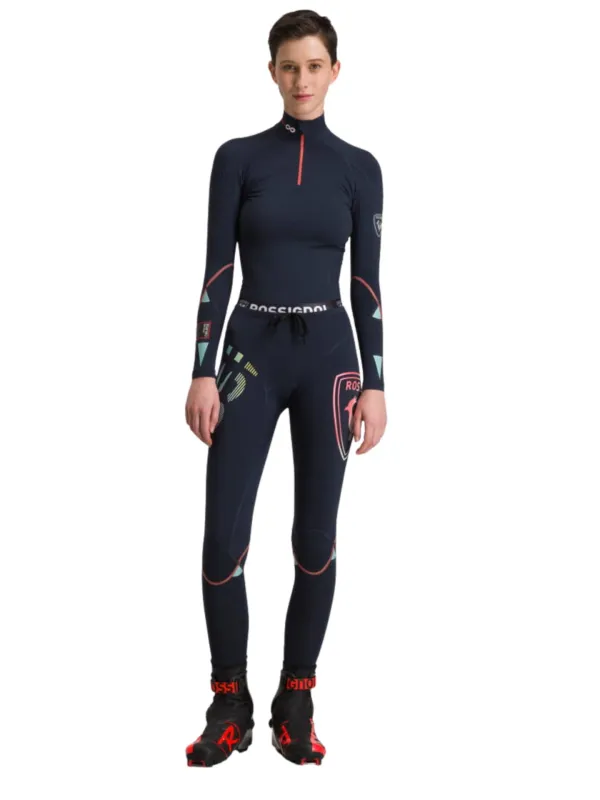 Legginsy Rossignol W Infini Compression Race navy