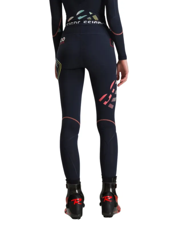 Legginsy Rossignol W Infini Compression Race navy