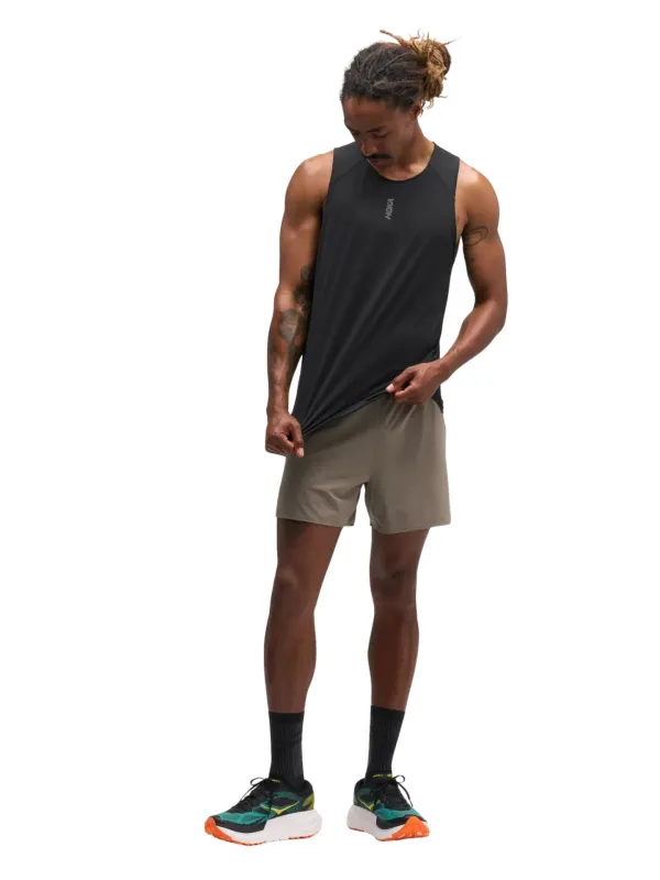Koszulka bez rękawów męska HOKA EveryRun black
