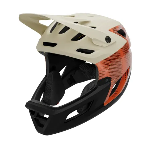 Kask rowerowy full face GIRO Coalition Spherical motion orange